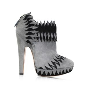ALAÏA FRINGE ANKLE BOOTS